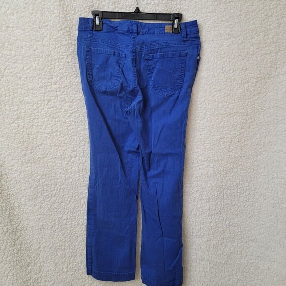 Bandolino Jeans Womens 6 Straight Leg Blue Midrise Stretch Cotton Spandex 30X27 - Picture 2 of 9